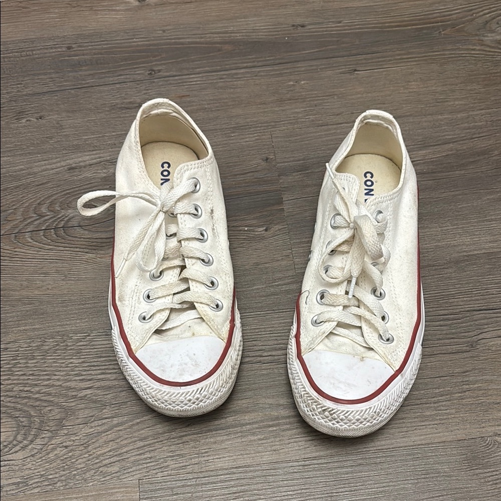 Converse White Low-Top Sneakers
